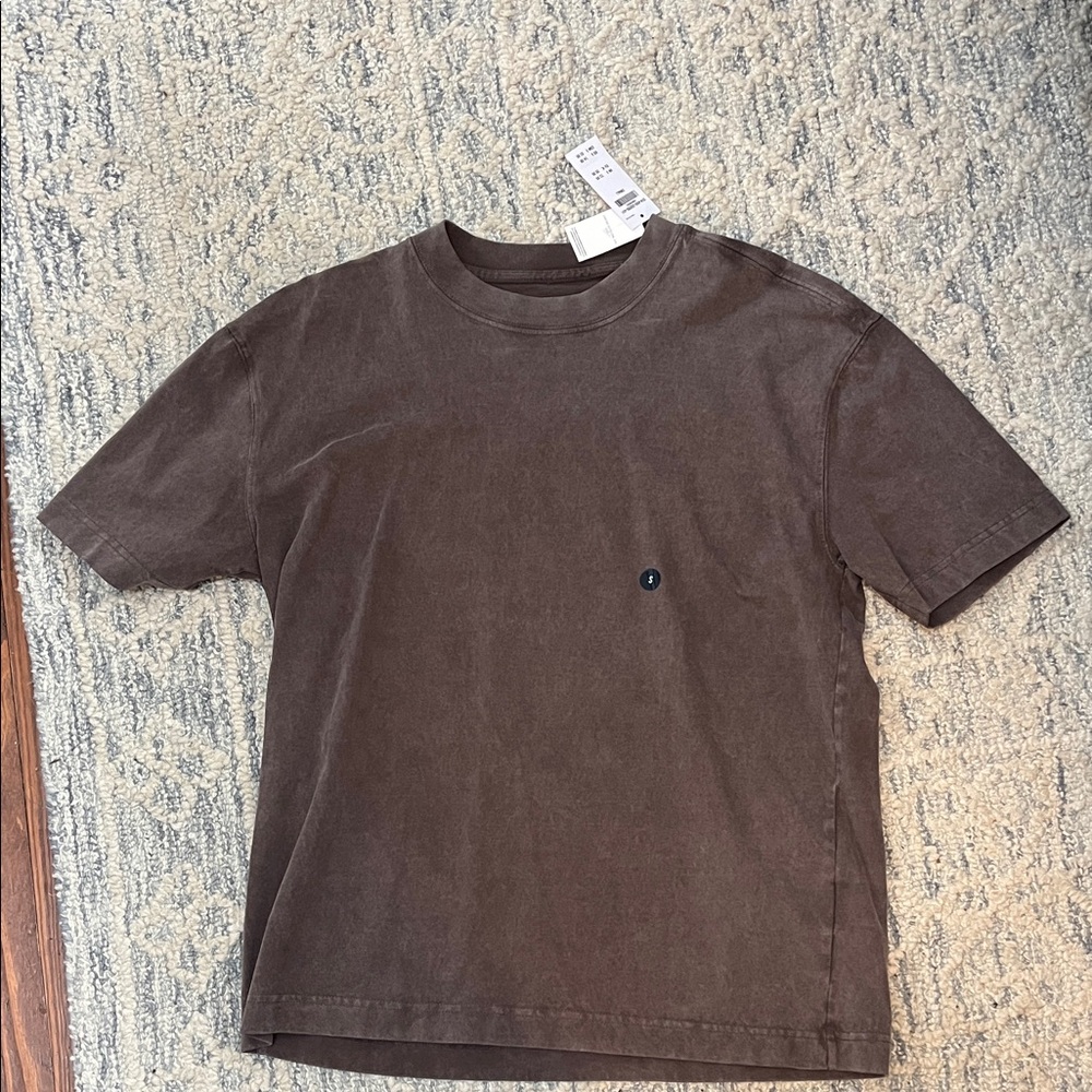 Hollister Brown Short Sleeve Tee boxy fit